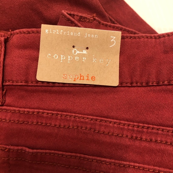 Copper Key Junior’s Sophie Girlfriend Jeans Size 3 - Picture 3 of 16